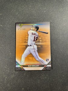 2021 Topps Triple Threads Alex Kirilloff Amber Parallel Rookie /199 Twins RC