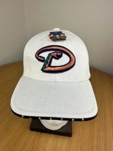 RARE Vintage Arizona Diamondbacks Dbacks Nike Snapback Hat 1998 Opening Day Pin - Picture 1 of 8
