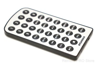 SYLVANIA Portable DVD Player GENUINE Remote SDVD8747 SDVD7027 SDVD9020B SDVD7014 - Image 1 of 2