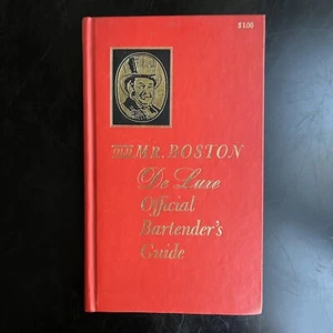 Vtg 1963 Old Mr Boston De Luxe Official Bartender’s Guide Book Bar Drink Recipes - Foto 1 di 15