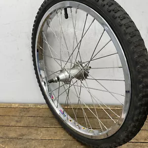 Ruota posteriore Alex Supra Pro BMX cromata vintage vecchia scuola BMX sigillata 36h 36 fori - Foto 1 di 15