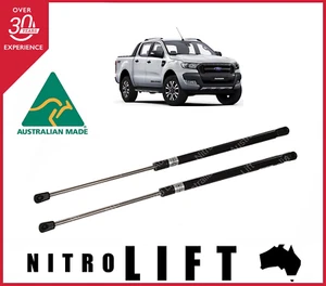 BONNET DAMPER GAS STRUTS FIT FORD PX RANGER 2011-2022-BETTER OEM QUALITY. - Picture 1 of 1
