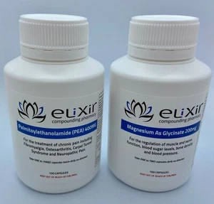 PEA 400mg & Magnesium as Glycinate 200mg - Picture 1 of 1