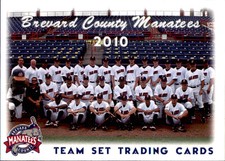 2010 Brevard County Manatees Grandstand #NNO Team Photo Checklist Baseball Card