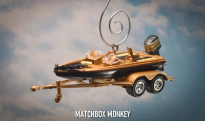 Bass Fishing Boat Custom Christmas Ornament Nitro Ranger Tracker Lund America - Image 1 of 4