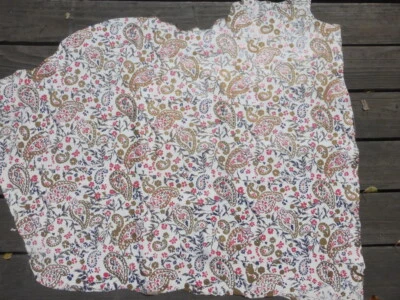 Piel de becerro piel multicolor estampado cachemir en blanco cuerpo completo Foto 1 de 4