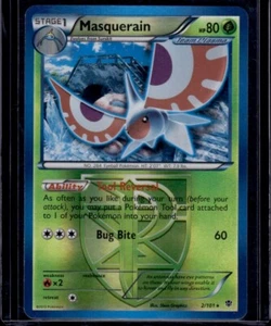 Pokémon TCG Masquerain Plasma Blast 2/101 Reverse Holo Rare - Picture 1 of 2