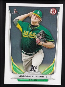 2014 Bowman Draft #DP119 Jordan Schwartz - NM-MT