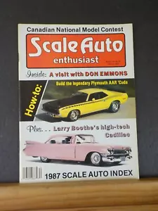 Scale Auto Enthusiast #53 1988 February 1987 Scale Auto Index - Imagen 1 de 4