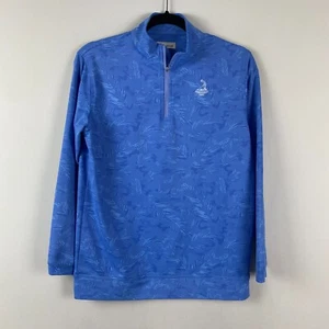 Peter Millar Youth Boy's Size Large (11-12) Blue Performance Shirt Pinehurst - Picture 1 of 11