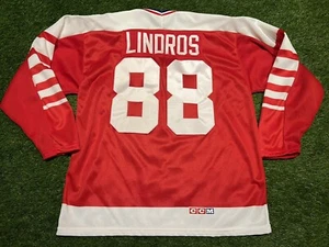 CCM ERIC LINDROS TEAM KANADA HOCKEY TRIKOT Gr. L - Bild 1 von 5