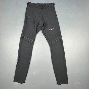 Nike Running Division Tights Men’s Medium Black Dri-Fit ADV Compression Athletic - Picture 1 of 13