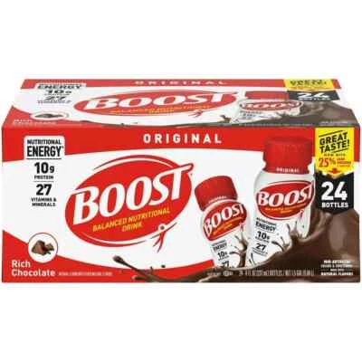 BOOST Original, Nutritional Drink, Rich Chocolate, 10g Protein, - 8 fl oz each - Image 1 of 4