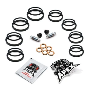 Yamaha YZF-R6 2001 Front Brake Caliper Seal Service Kit Rebuild Overhaul Set 5MT - Picture 1 of 6