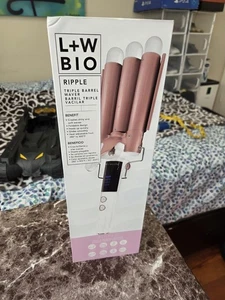 RIPPLE Triple Barril Waver 1 Pulgada Barril - Nuevo en Caja Peinado Calor Brillante - Imagen 1 de 5