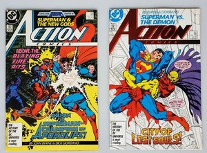 Action Comics 586 587 (2 numeri) DC Comics 1987 FN+ Combiniamo la spedizione! - Foto 1 di 2