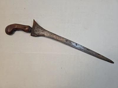 Indonesian Kris or Keris Dagger Knife - Damascus Steel Blade - Short Sword - Image 1 of 4