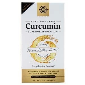 Curcumina Solgar Full Spectrum 90 lcaps - Imagem 1 de 1