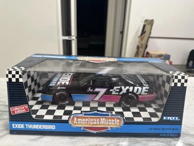 Baterías Geoff Bodine 1995 Exide Nascar 1/18 Diecast ERTL American Muscle #7  Foto 1 de 2