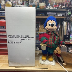 Disney Mickey Mouse Motionette animierte Weihnachtsfigur - Bild 1 von 8