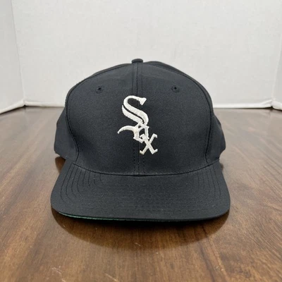 Vintage Chicago White Sox Snapback Hat Twins MLB Black Baseball Cap - Image 1 of 4
