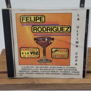 FELIPE RODRIGUEZ ULTIMA COPA - MEGA RARE LATIN MUSIC CANADA RELEASE CD  - Picture 1 of 4