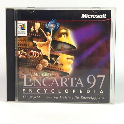 Microsoft Encarta 97 Encyclopedia CD (Windows 95) - Tested Working - Image 1 of 3