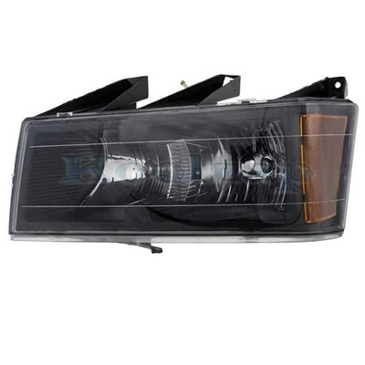 CAPA for 2004-2012 Colorado Front Left Headlight Amber, Black, Clear Plastic C Foto 1 de 4