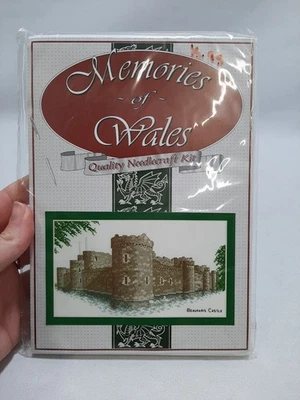 Memories of Wales Counted Cross Stitch Kit 'Beaumaris Castle' NEW - Image 1 of 2