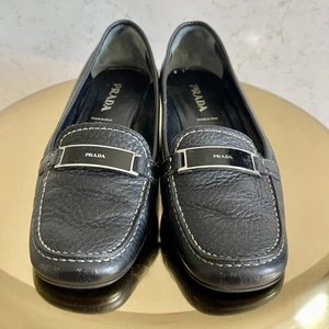 MOCASÍN DE CONDUCCIÓN PRADA CUERO NEGRO - MUJER TALLA EU 36 - Imagen 1 de 10