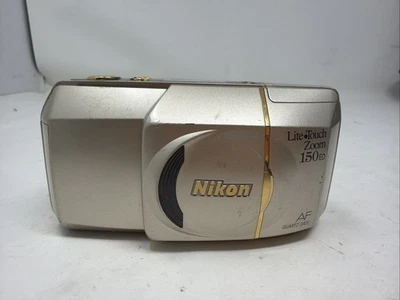 Nikon Lite Touch 150 ED 38-150mm Zoom, Compact 35mm Film Camera Good Cond. Works - Image 1 of 4