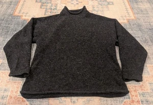 Eastern Mountain Sports EMS Navy Blue Wool Rollneck Sweater - Medium - Picture 1 of 2