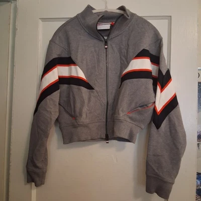 Wilson tennis In-bound jacket sweatshirt Gray Red size Small women’s  - Image 1 of 4