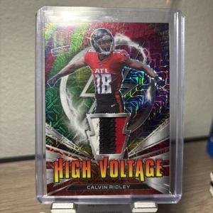 2021 Spectra #HV-CR Calvin Ridley High Voltage Tie-Dye Prizm Patch 06/25 SP - Bild 1 von 2
