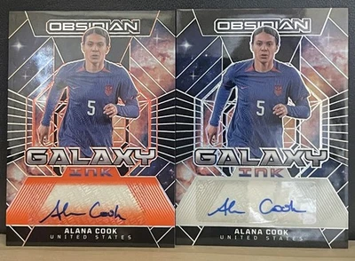 ALANA COOK Auto's 45/50 & 70/99 - 2024-25 Obsidian Soccer. USWNT Soccer! - Image 1 of 4