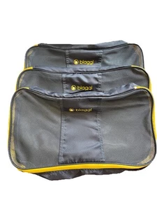 Biaggi Zipsak 3 Large Packing Zip Cubes Gray One Size - Picture 1 of 1