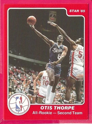 1984-85 Star '85 Otis Thorpe All-Rookie 2do Equipo #7 de 11 Sac. Kings Read Foto 1 de 4