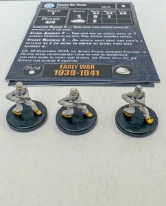 1x Finnish Ski Troop 29/50 Early War Axis & Allies Miniatures - Picture 1 of 3