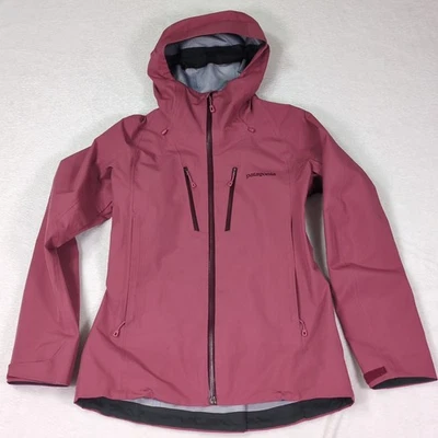 Patagonia Triolet Womens Medium GoreTex Shell Jacket Pink RECCO Rain Snow Coat - Image 1 of 4