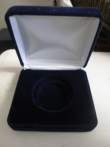 Einzelne Münzvitrine Etui Samt Münzhalter  - Bild 1 von 3