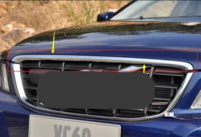 Ajuste para VOLVO XC60 2010-2013 parrilla delantera capó cubierta moldura moldura  Foto 1 de 4