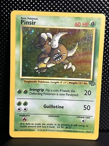 Pokémon TCG -- Pinsir 9/64 - Jungle Holo Unlimited Rare LP Zustand - Bild 1 von 3