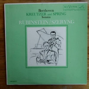 1960 RCA LP Rubinstein/Szeryng "Beethoven Kreutzer & Spring Sonatas) NM Cond. - Picture 1 of 10