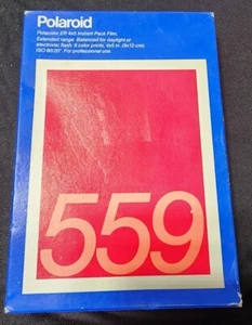 Polaroid 559 4x5 Large Format Color Instant Film Vintage Polacolor ER Sealed - Picture 1 of 2