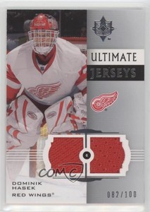 2007-08 Ultimate Collection Ultimate Jerseys /100 Dominik Hasek #UJ-HA HOF