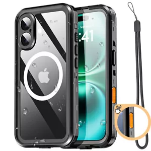 Custodia impermeabile per Apple iPhone 16 Pro Max/16/16 Plus/16 Pro antiurto cover - Foto 1 di 35