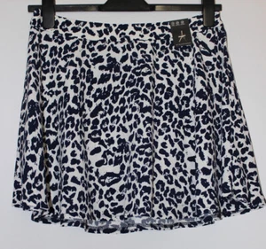Atmosphere Dark Blue Mix Animal Print Skirt Size 12 New With Tags - Picture 1 of 5