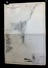 VINTAGE ADMIRALTY CHART. No.1448. ALGECIRAS, GIBRALTAR BAY, SPAIN, 1915 Edition