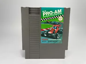 NES R.C. Pro-Am Nintendo 1988 Tested Works Cleaned See Video Racing Video Game - Picture 1 of 10