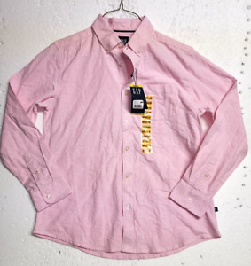 Gap Shirt Mens Medium Prism Pink Button Up Long Sleeve Casual Collared